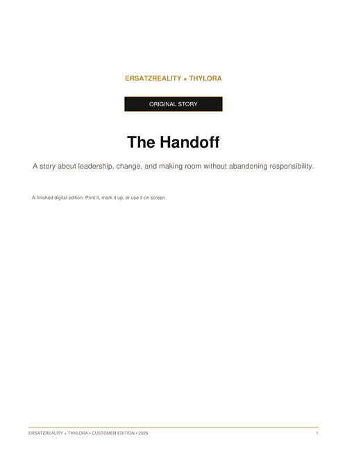 The Handoff - THYLORA story cover